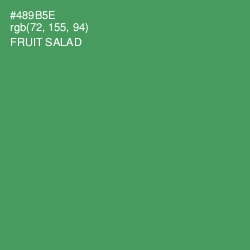 #489B5E - Fruit Salad Color Image